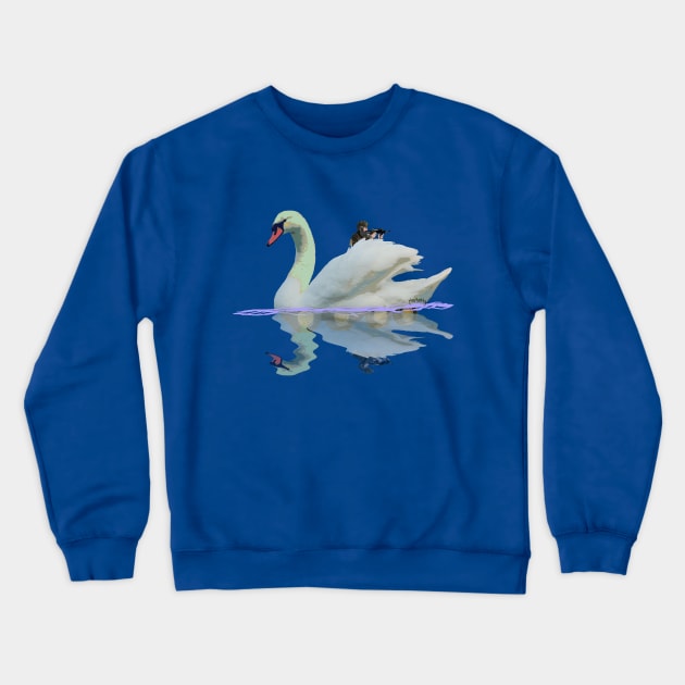 swan of war Crewneck Sweatshirt by telberry